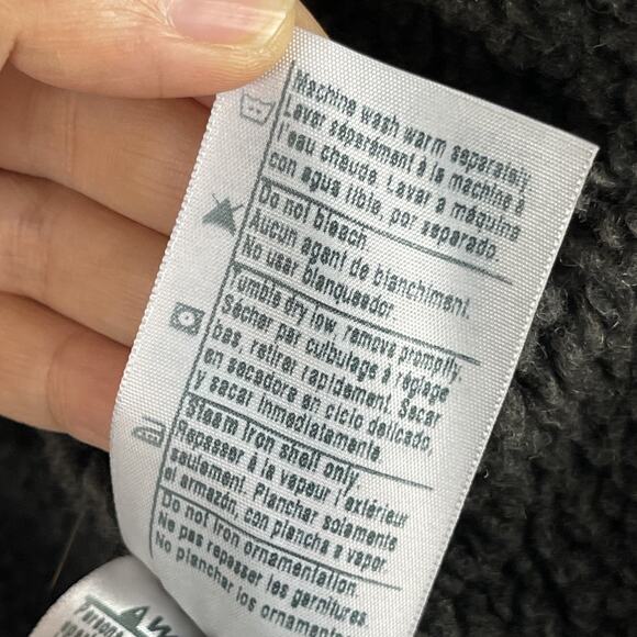 Carhartt Vest Mens 2XL Black Sherpa Lined Duck Canvas V26 Workwear Rugged - Picture 7 of 14